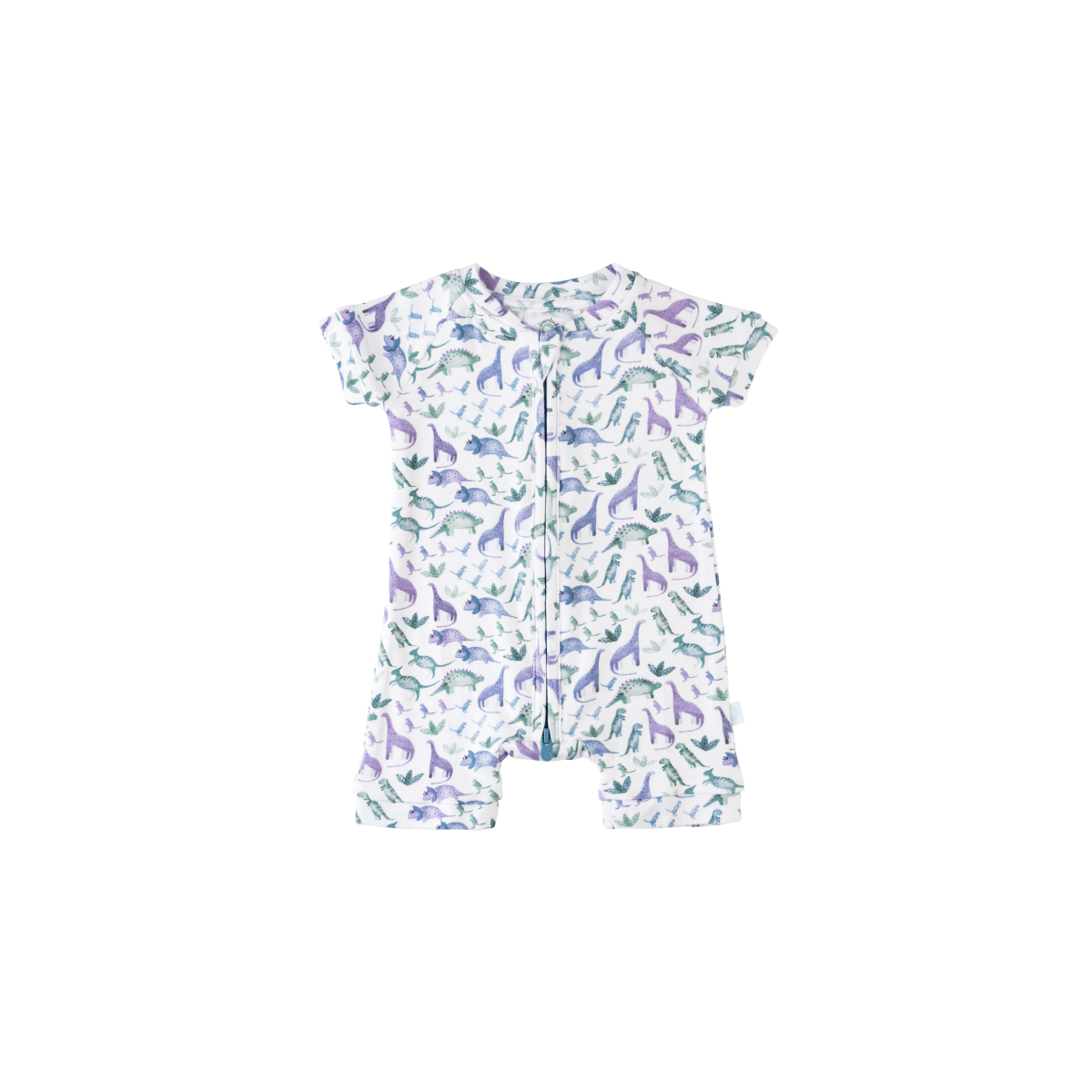 Image of Baby Short-Sleeve Bamboo Romper